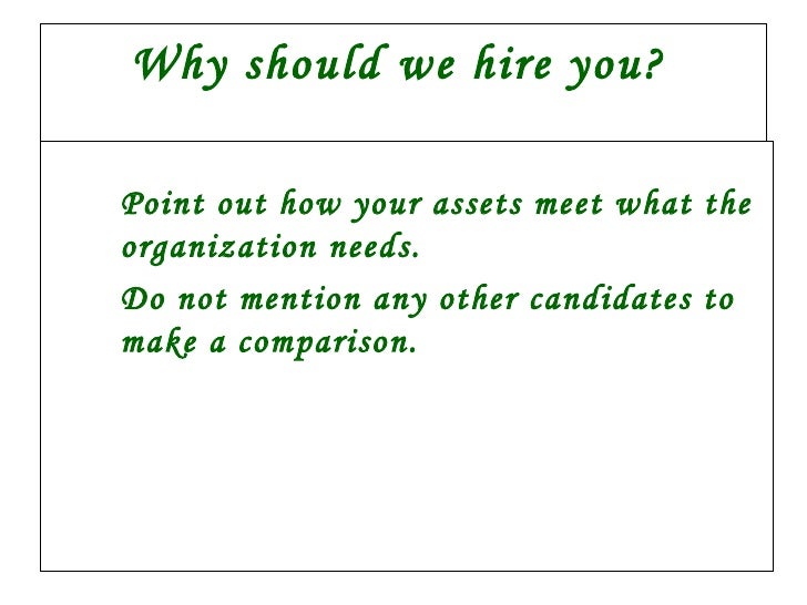 why should we hire you answers juve cenitdelacabrera co