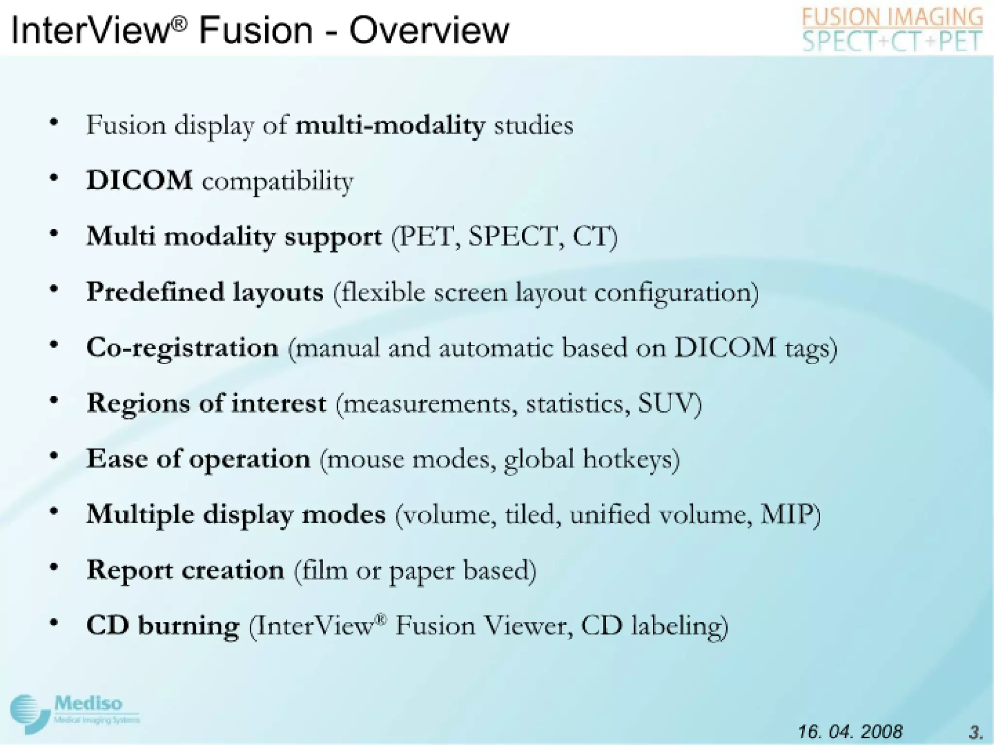 Inter View Featuring Modality Fusion
