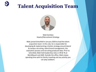 Schonfeld Virtual Interview Guide | PDF
