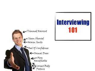 Interviewing	 
     101
 