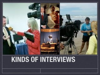 KINDS OF INTERVIEWS
 