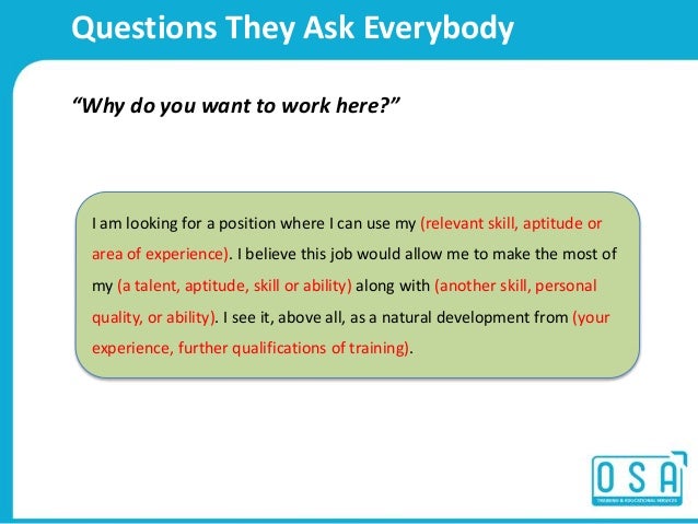 what am i looking for in a job