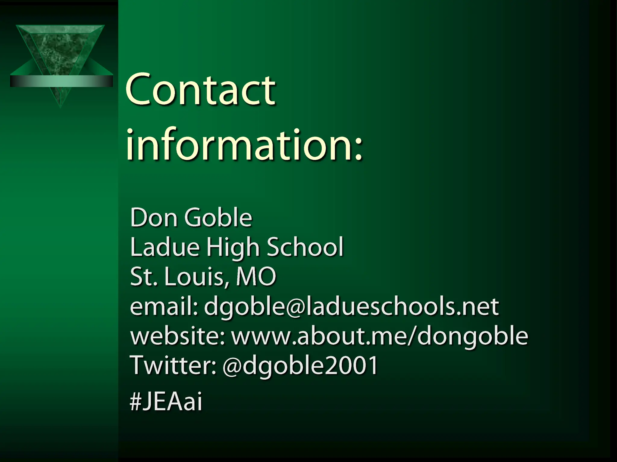 It's not an interview, it's a conversation - UPDATED