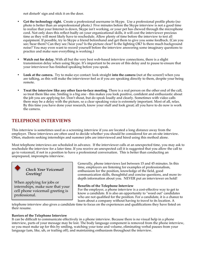 Davidson College Interviewing Guide