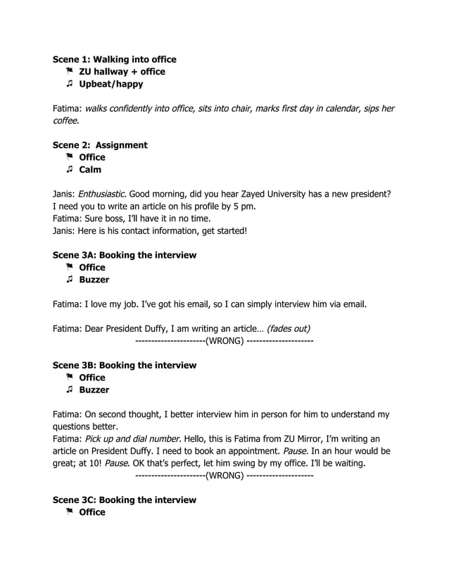 Interviewing skills script | PDF