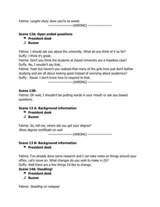Interviewing skills script | PDF