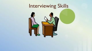 Interviewing Skills
 