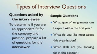 Interviewing skills | PPTX