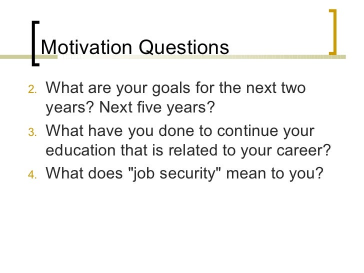 interviewing skills for talent acquisition what are your goals for the next five years