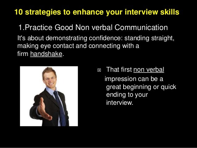good interviewing skills