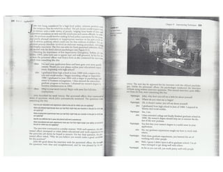 Interviewing techniques