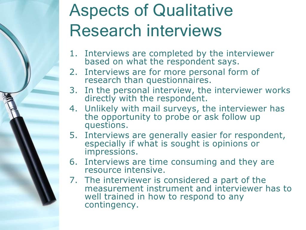 Interview In Research Interview In Research