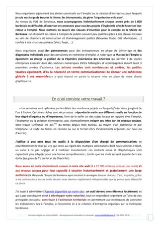 Interview rédigée par Jérémy Abdilla – Renseignements disponibles sur demande : jeremy.abdilla@yahoo.fr / 06.98.54.70.36
2...