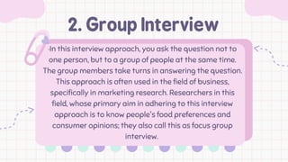 INTERVIEW PART 1.pdf PRACTICAL RESEARCH 1 | PDF