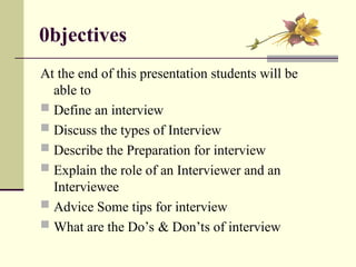 English interview in minutes skills pptx | PPT
