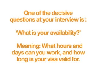 Interview Preparation Seminar