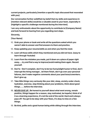Comment After Interview Best Interview Preparation notes to refer .pdf