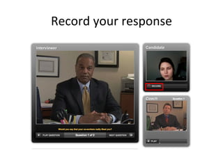 Record your response 