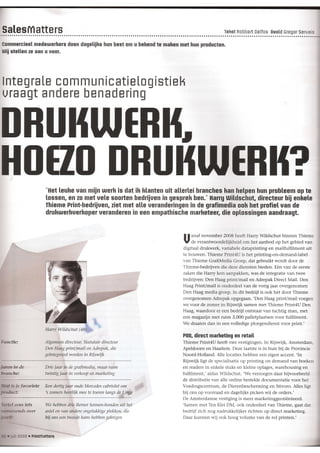 Interview Thieme in Print Matters Jul09