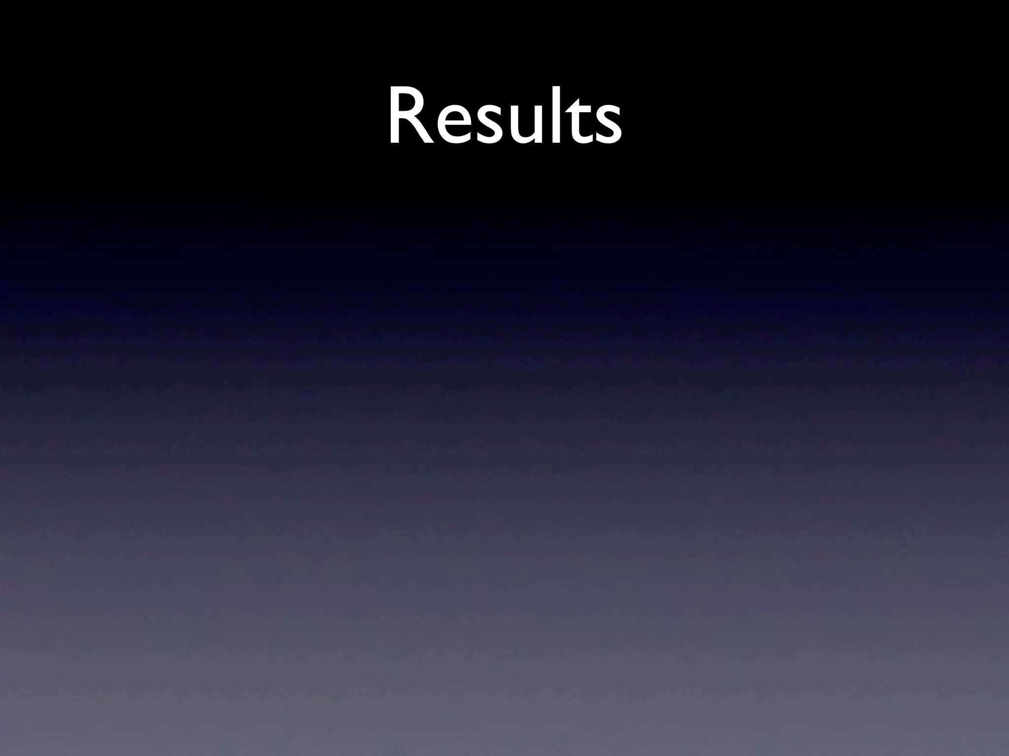Results
 