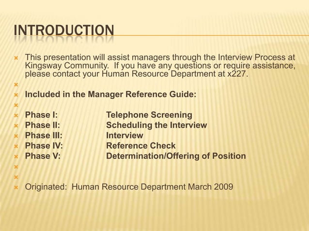 Interview Protocol Pp | PPT