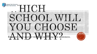 Expound your answer without exceeding five sentences.
 