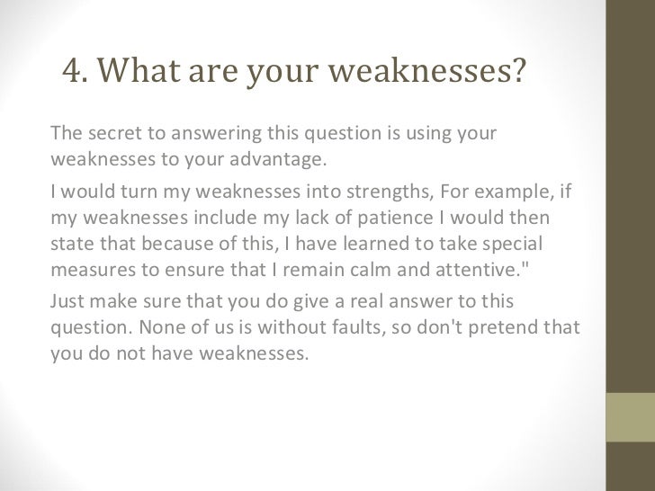 examples of weaknesses for interviews magdalene project org interview question strength and weakness
