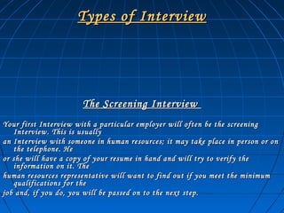 Interview questions | PPS