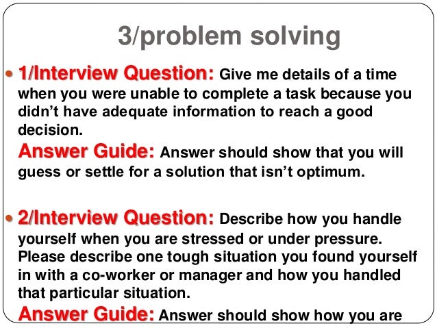 Dsa problem solving interview questions
