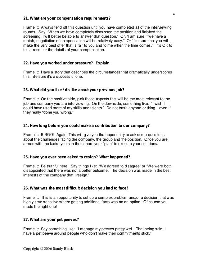 what are your compensation requirements