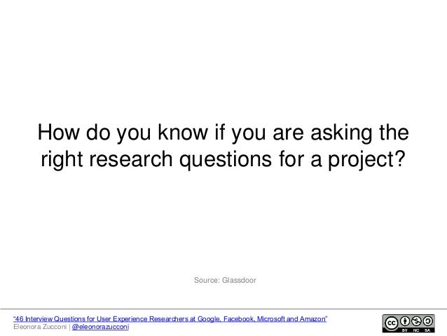 46 Interview Questions For User Experience Researchers At Google Ama