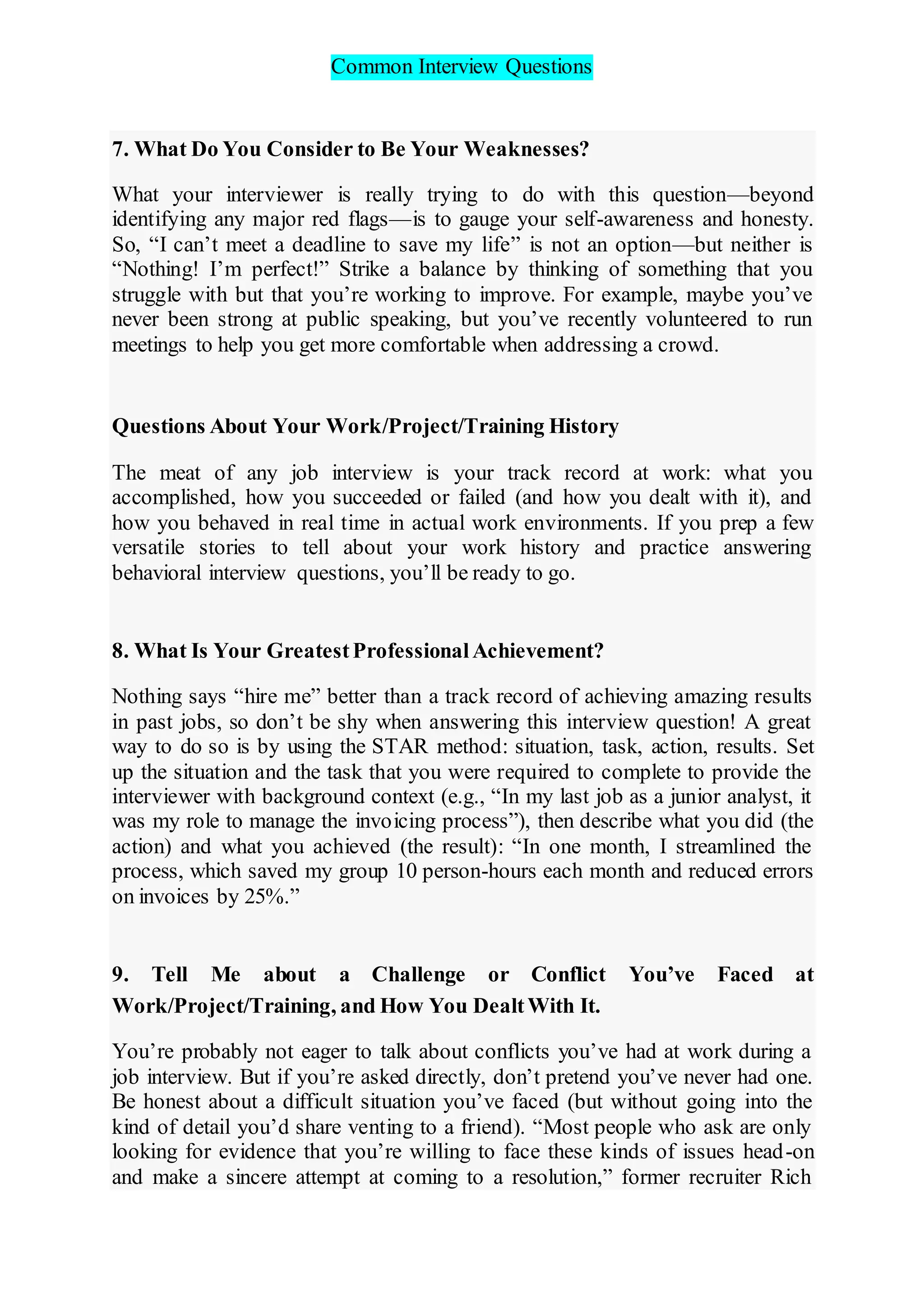 Invoice Billing Manager Interview Questions