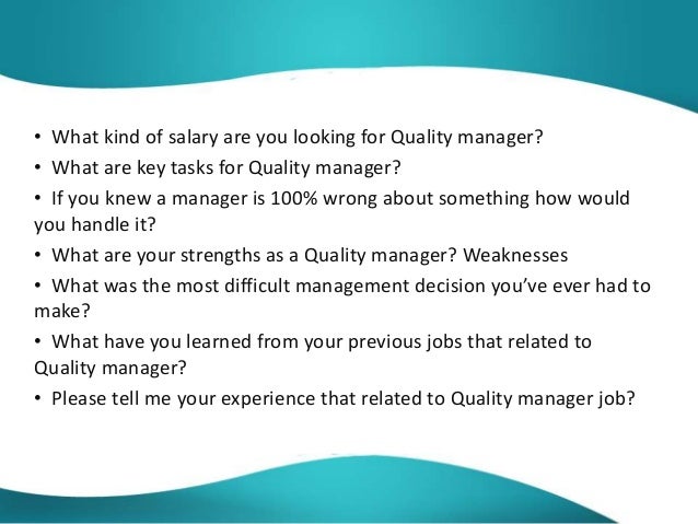 quality assurance interview question Quality assurance (qa) is a way of preventing mistakes and defects in manufactured products and avoiding problems when delivering solutions or services to customers. quality assurance interview question Quality assurance (qa) is a way of preventing mistakes and defects in manufactured products and avoiding problems when delivering solutions or services to customers.