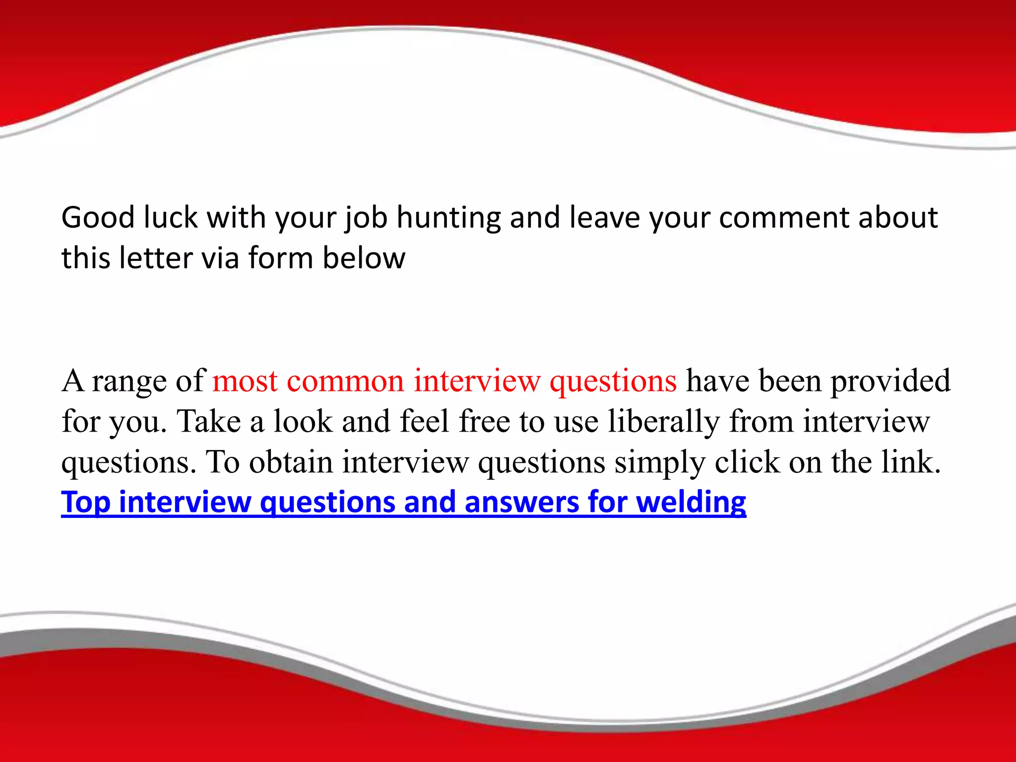 Interview questions and answers for welding inspector | PPTX