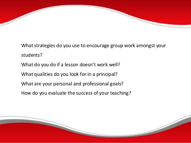 elementary teaching interview questions and answers