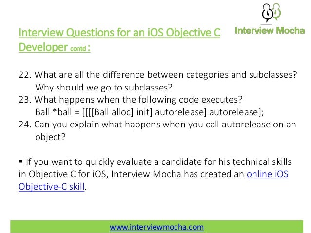 objective interview questions