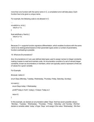 Interview Questions For C Language .pptx