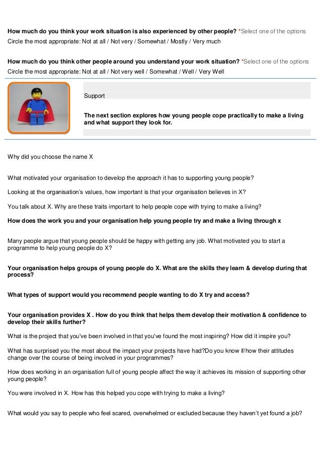 organisation interview questions