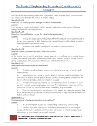 Interview questions with answers on mechanical design | DOCX