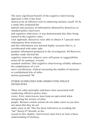 Interviews and Eyewitness Identifications AP PhotoMat.docx