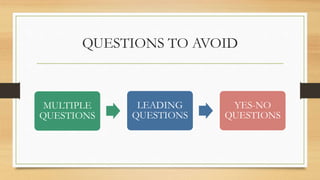 Interviews and questionnaires (1) | PPTX