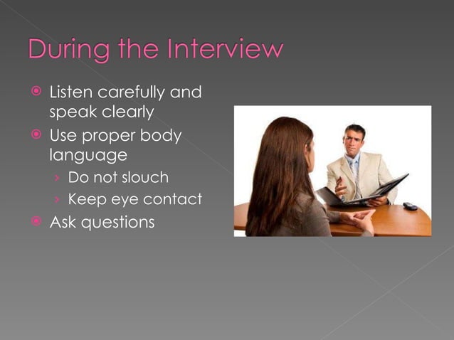 Interview Skills | PPT
