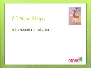 7.0 Next Steps7.4 Negotiation of Offer
