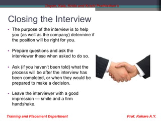 Interview skills | PPTX