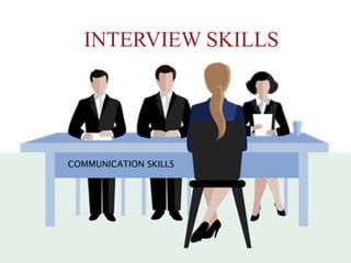 INTERVIEW SKILLS
COMMUNICATION SKILLS
 