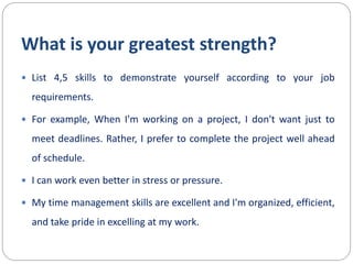 Strength Samples Interview skills.pdf