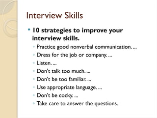 Interview Skills to get your dream job .pptx