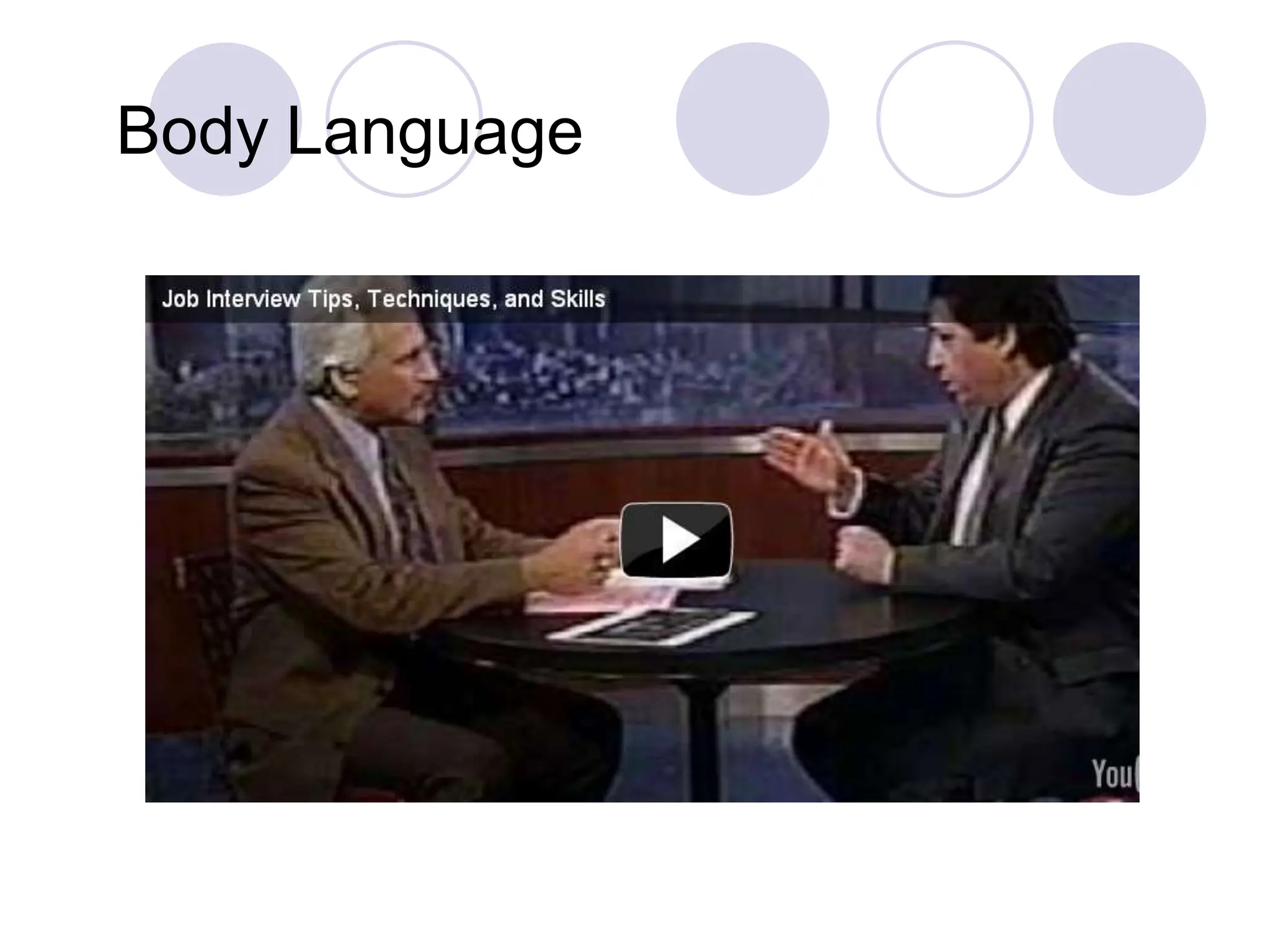 Body Language
 