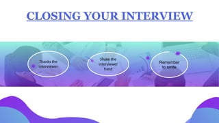 Interview skills for employment | PPTX