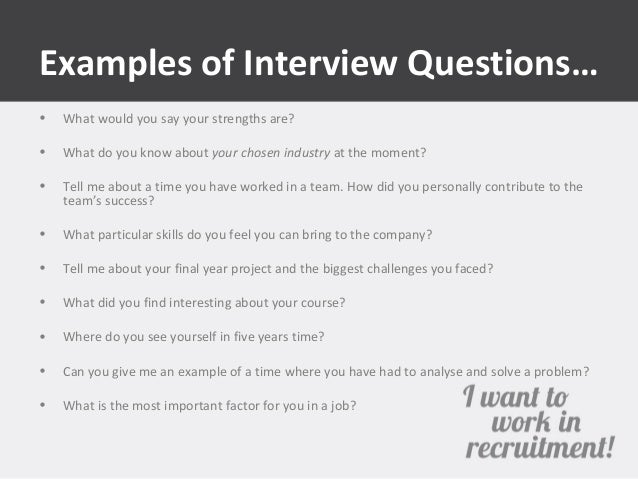 what skills do you bring to the job